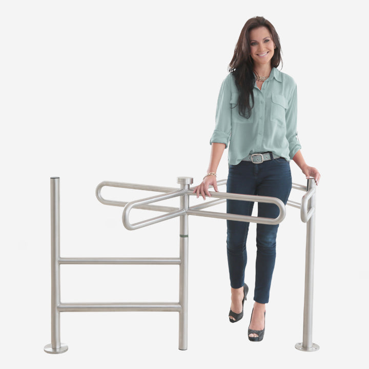 Helicopter Supermarket Turnstile – Walk-Through Retail Turnstile