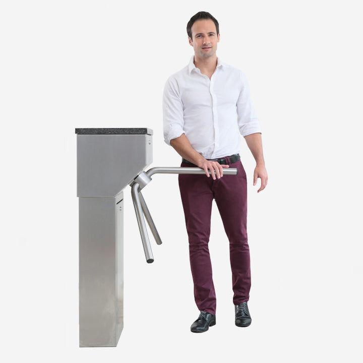 Trident Single Waist Height Turnstile