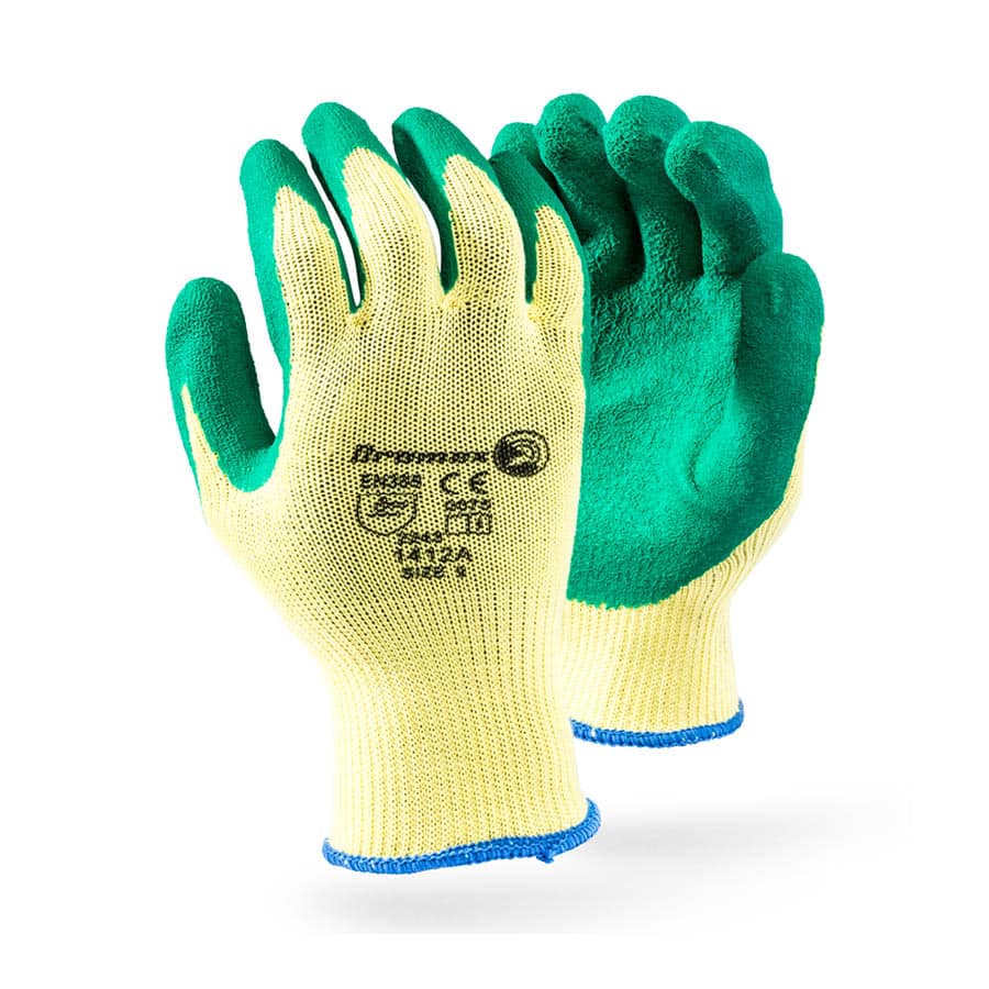 Rubber Palm Gripper Gloves