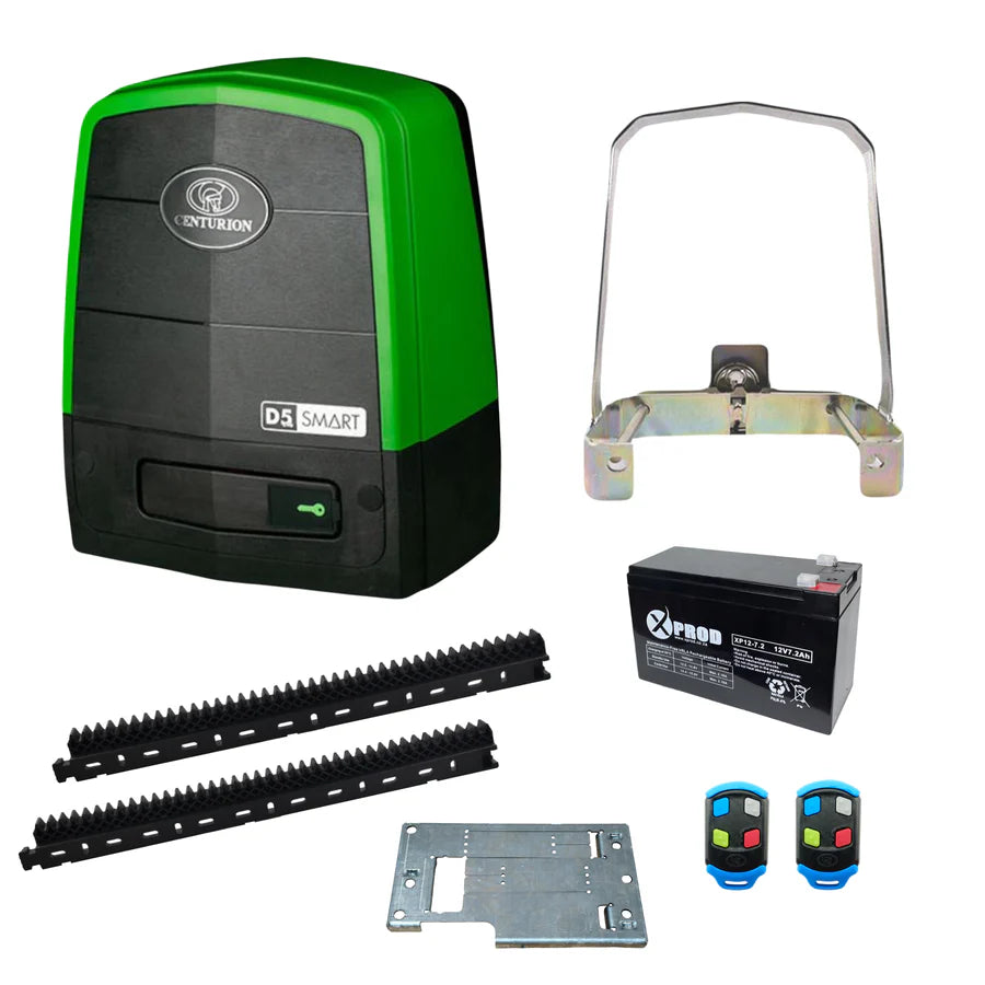 Centurion D5 Evo SMART Gate Motor Kit + Anti-Theft Bracket