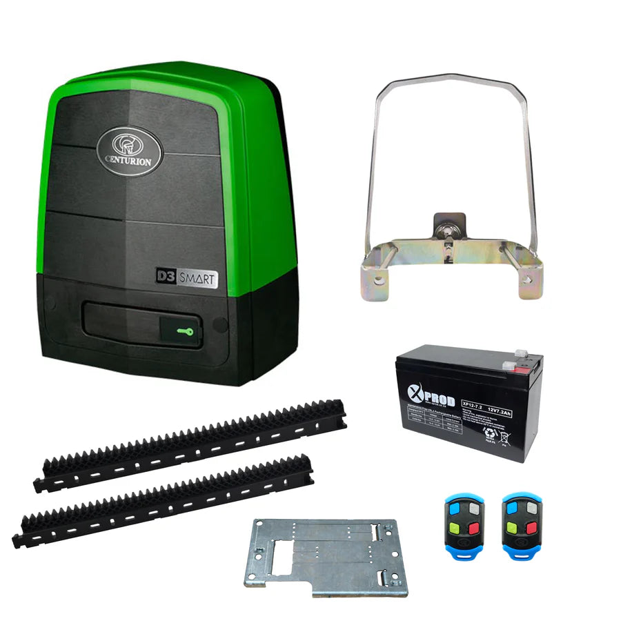 Centurion D3 Smart Gate Motor Kit + Anti-Theft Bracket