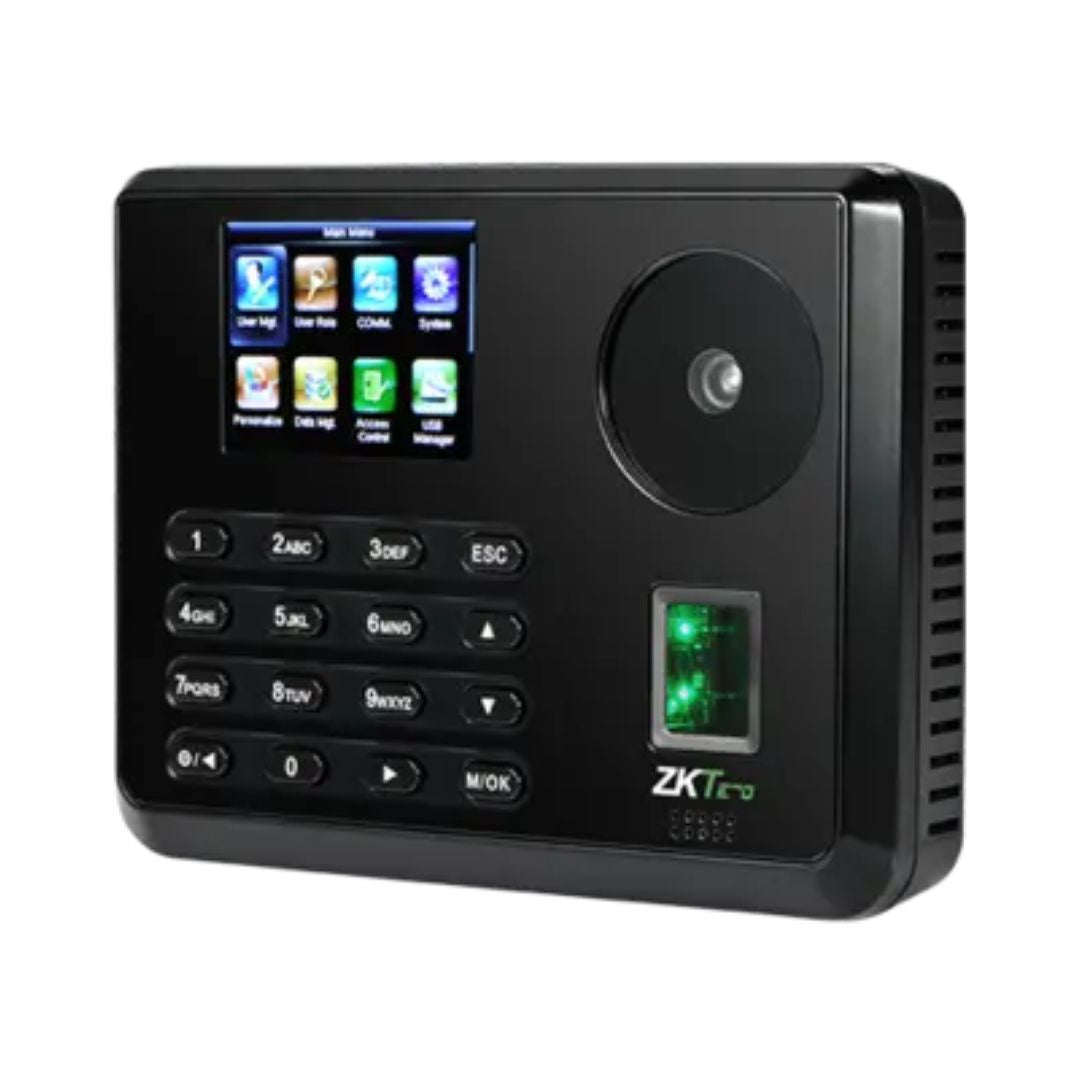 ZKTeco Indoor Palm & Biometric Time and Attendance Terminal – No WiFi (AC, 600 User Capacity)