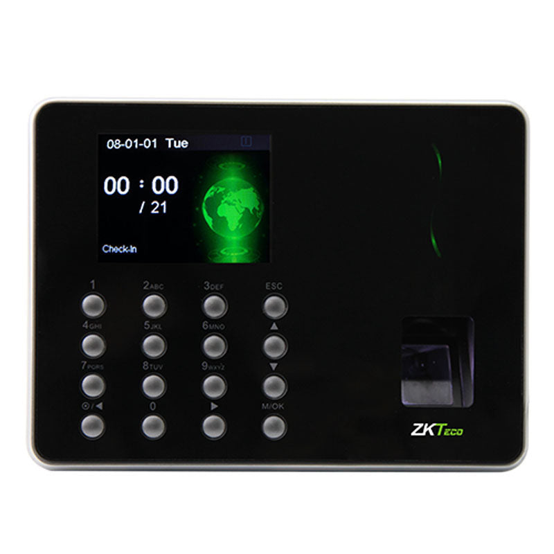 ZKTeco Indoor Biometric Time and Attendance Terminal – WiFi Enabled (AC, 1000 User Capacity)