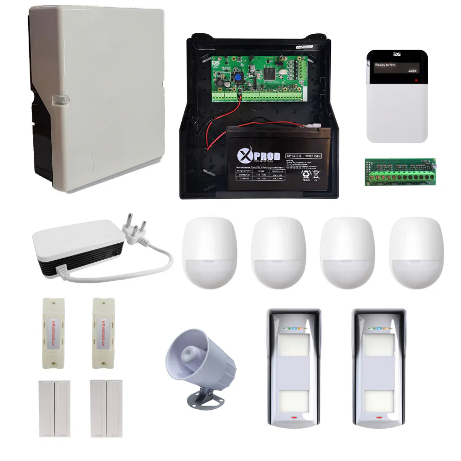 IDS X64 Alarm Kit with Outdoor Beams