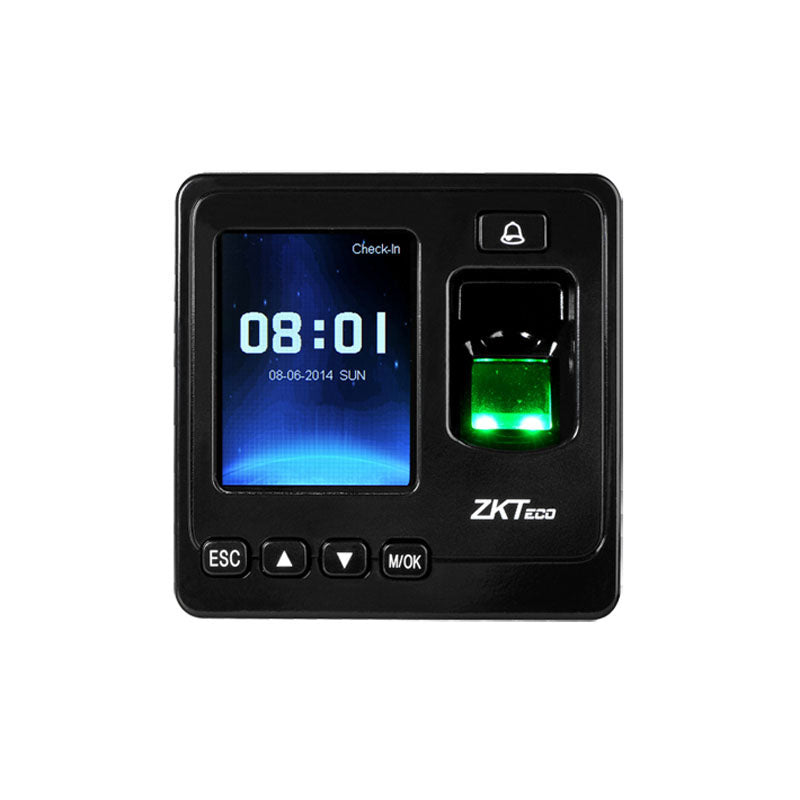 ZKTeco Indoor Biometric & Card Touch Screen Access Terminal – No WiFi (AC, 1500 User Capacity)