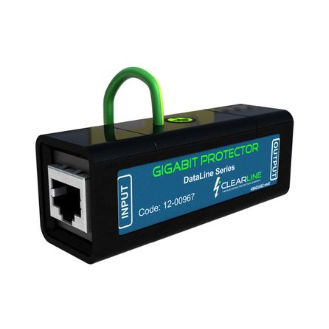 Clearline Single 1000 Base-T RJ45 Surge Protector – IP Rated