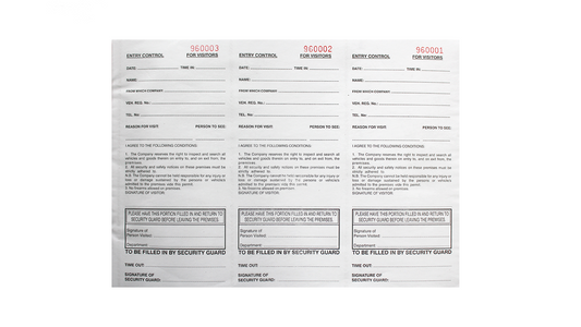 Gate Control Book Security Books, Logs and Registers – The Guard House