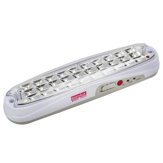 Eurolux White LED Emergency Light – Rechargeable IP20 Wall Mount