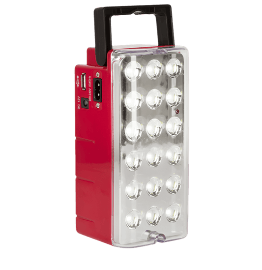 Red LED Lantern Light – Rechargeable & Portable
