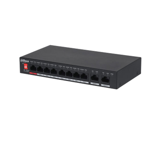 Dahua 10-Port PoE Switch – 8× PoE Ports + 2 Uplink Ports