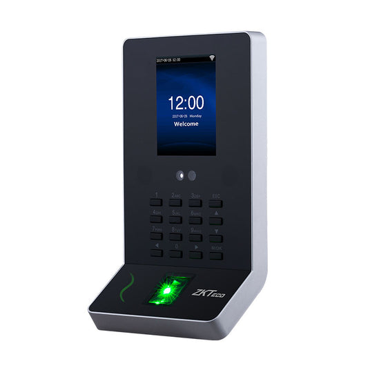 ZKTeco Indoor Face & Biometric Hybrid Time and Attendance Terminal – WiFi Enabled (AC, 800 User Capacity)