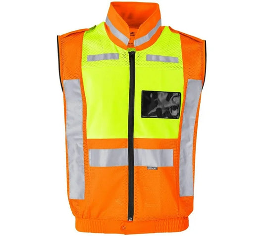 Jacket Metro Lime And Orange Sleeveless