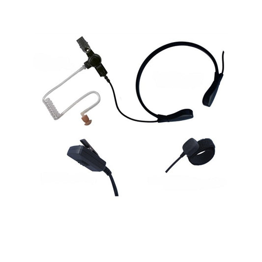 Zartek ZA-725/758 Vibration Throat Microphone with Acoustic Ear Tube